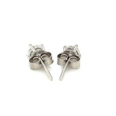 2-Pc. Set Cubic Zirconia Sterling Silver Stud Earrings (4mm)