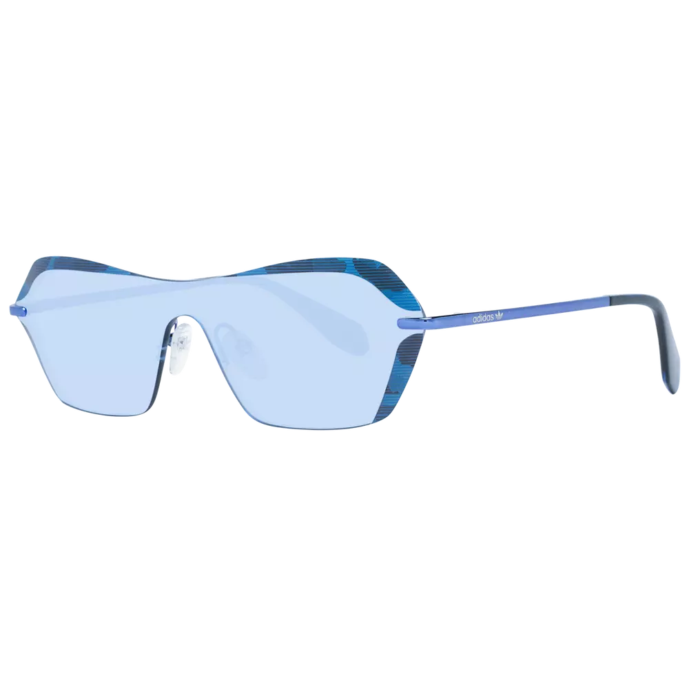 Adidas Women Frameless Sunglasses - Blue, Metal Frame, Blue Mirrored Lenses, UV Protection