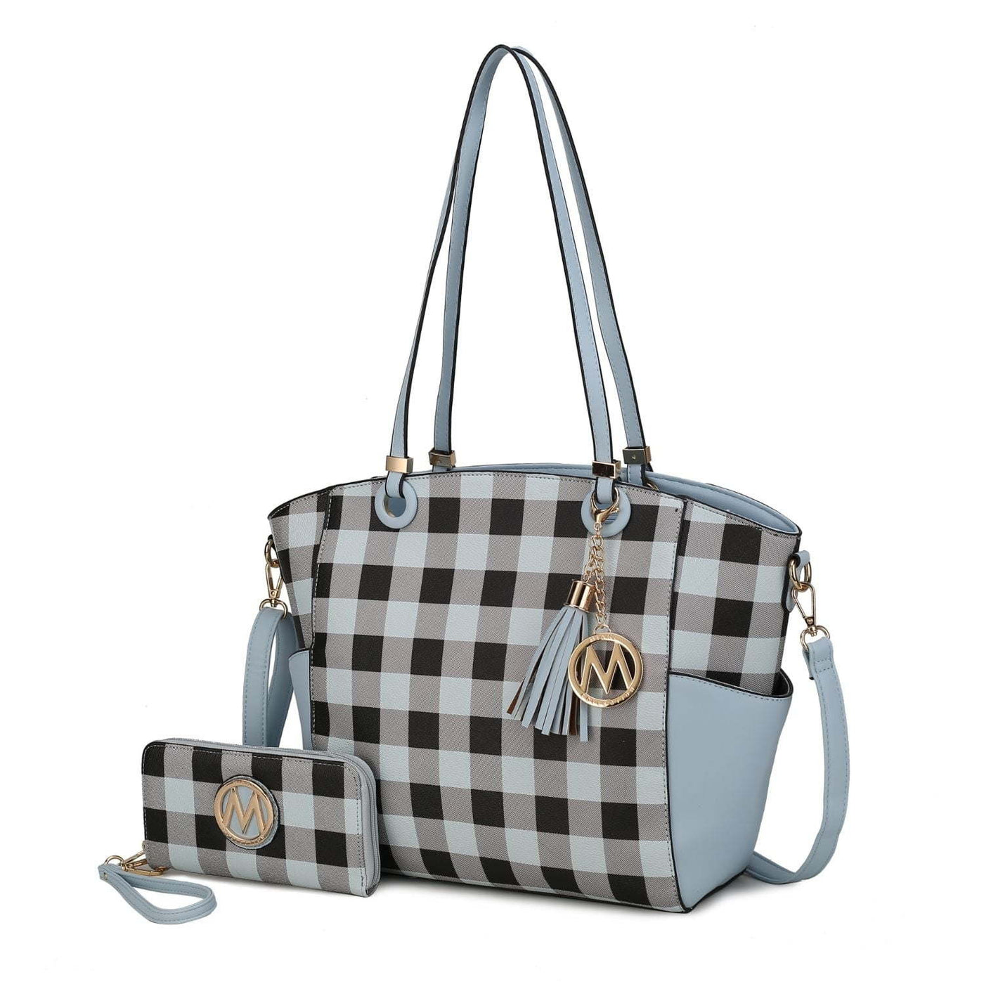 Mia K. Karlie Tote Handbag with Wallet - MKF Collection